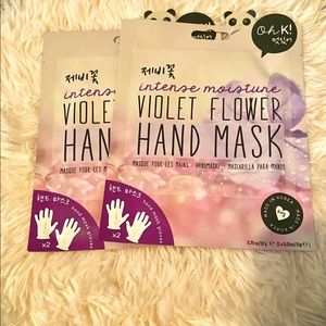 Violet Flower Hand Mask